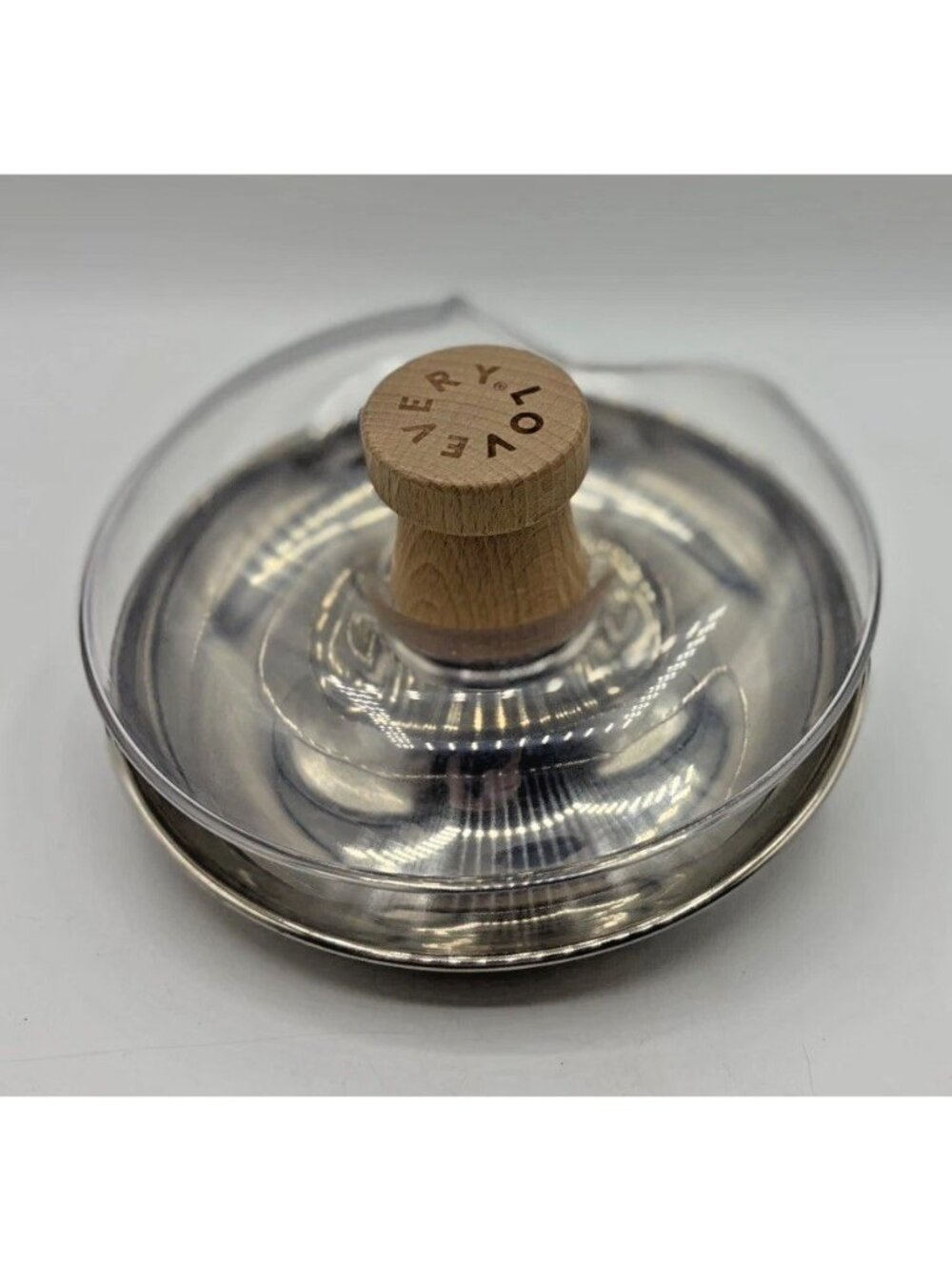 Lovevery Tip And Turn Stainless Steel Toy Explorer Spin Top Only No Ball